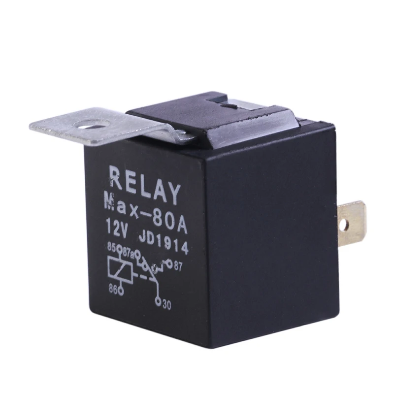 

1 PCS 5Pin 80A Waterproof Car Relay Long Life Automotive Relays Normally Open DC12V Flash Relay For Head Light Air Conditioner