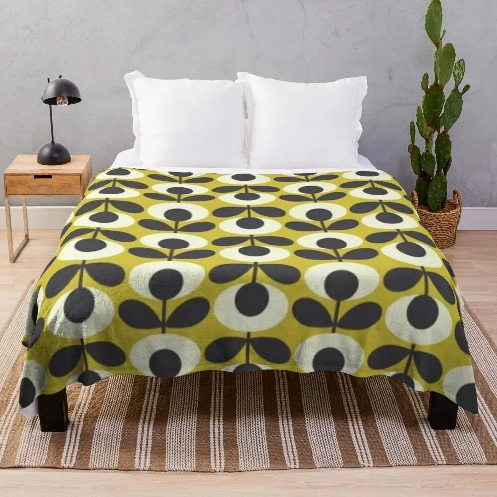 orla kiely abstract pattern design Throw Blanket Decorative Sofa Multi-Purpose Summer Beddings Blankets