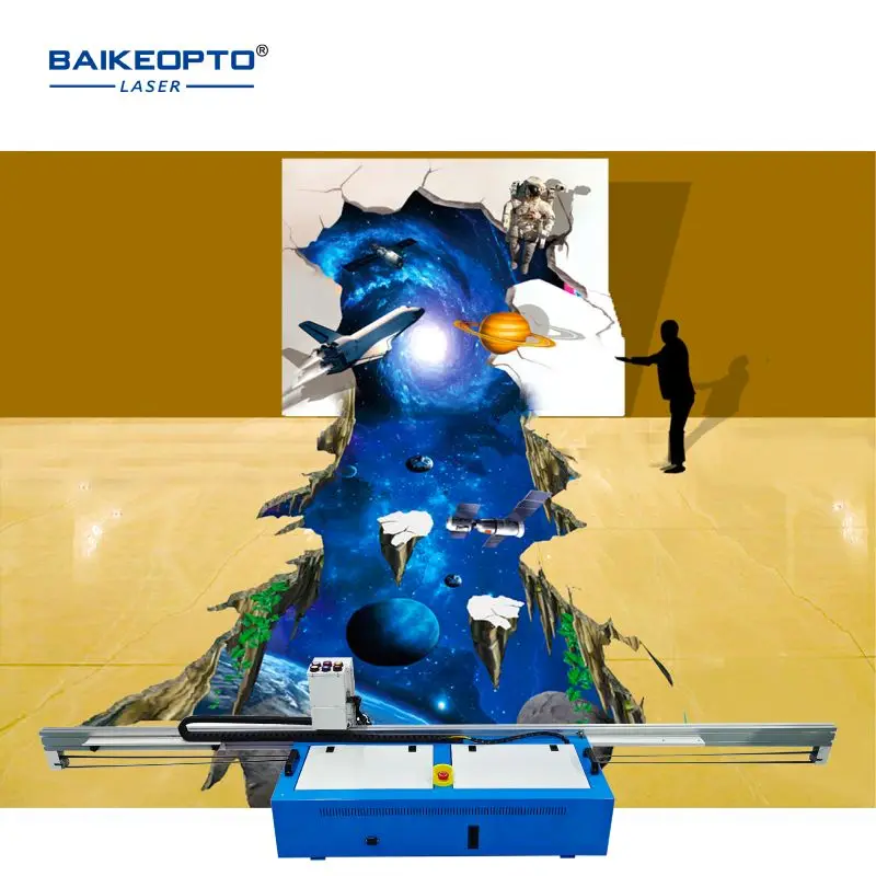 2 в 1 напольный и Настенный 3D УФ принтер с двойной головкой TX800 Рисование автомат