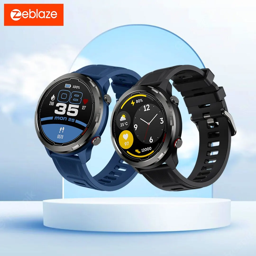 

A5 Zeblaze Stratos 2 Lite Outdoor GPS Smart Watch Built in GPS Multiple Sport Modes Compass 24H Health Tracking 5 ATM Watch