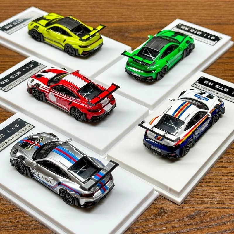 LMLF 1:64 мини Porsch 911 992 GT3 RS набор моделей автомобилей из окрашенного сплава