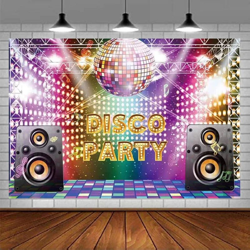 

Фон для фотосъемки 70s 80s 90s в стиле диско