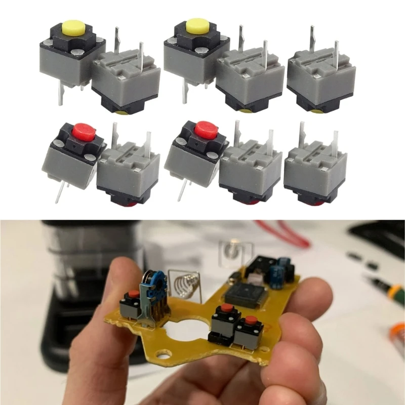 

5PCS Kailh Mute Button Silent Wireless Button Micro 6x6x7.3m Drop Shipping