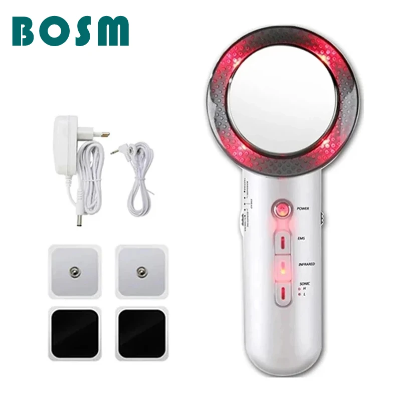 

Ультразвуковой массажер для похудения 3 в 1, устройство для электротерапии, ультразвуковой инфракрасный прибор для похудения, новая модерни...