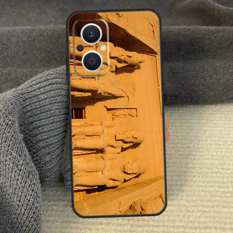 Египетский чехол для телефона с аккадским фараоном OPPO Reno 12 11 13 F 8T 7 8 10 Pro Find X8 X6 X3 X5