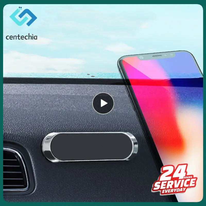 Magnetic Car Mobile Phone Holder Magnet Dashboard Cell Phone Stand Car GPS Support For IPhone Zinc Alloy Wall Cellphone Mount