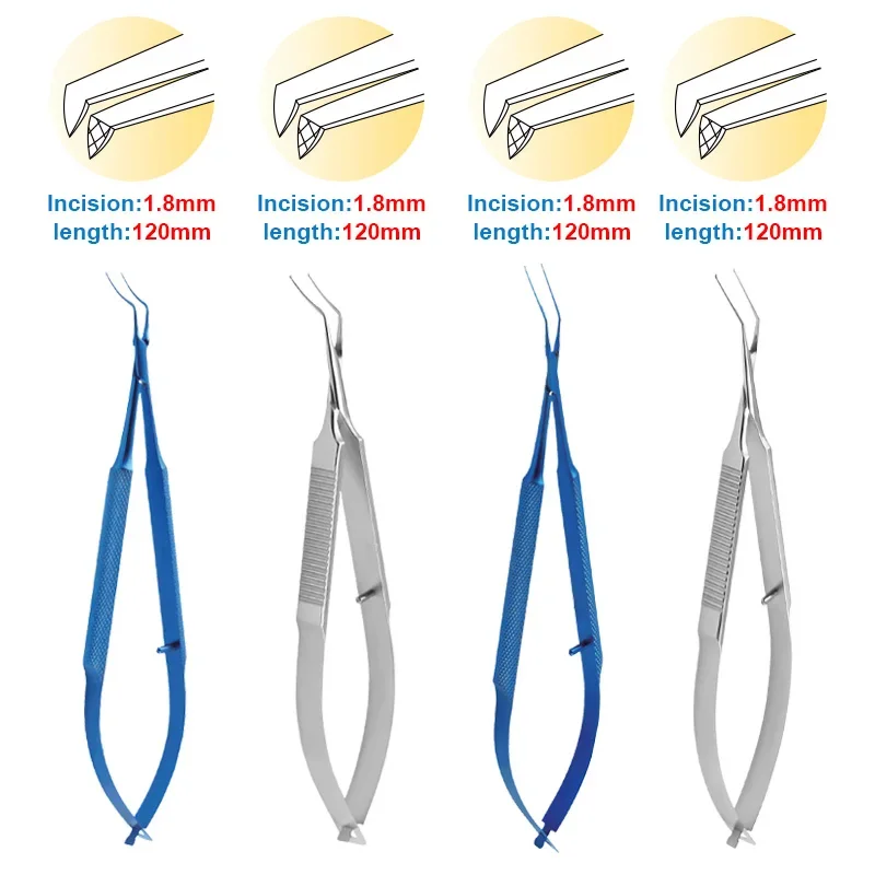 Щипцы для капсулорексиса век пинцеты из нержавеющей стали/титана