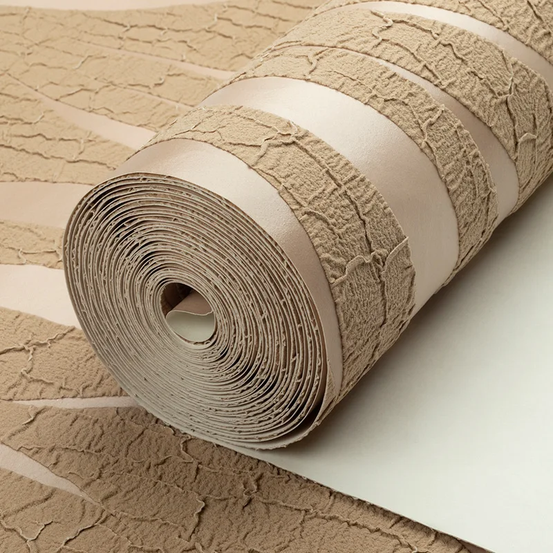 

Бумажные обои DZQ волнистые полосатые для гостиной