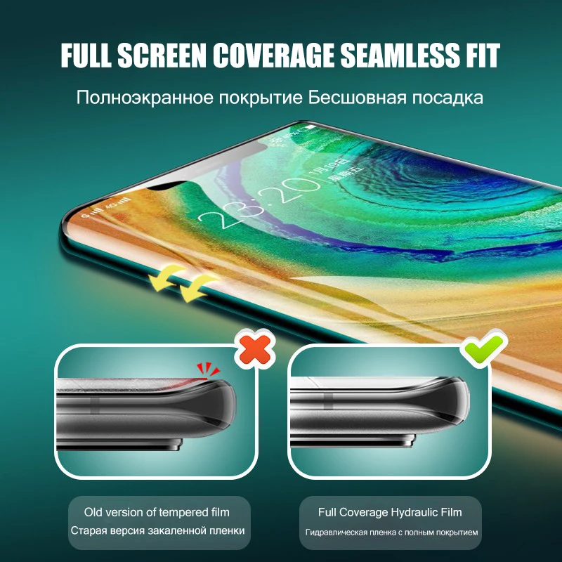 Защитная пленка для экрана матовая Гидрогелевая Huawei P30 Pro P50 P40 HUAWEI P20 Lite P10 HD