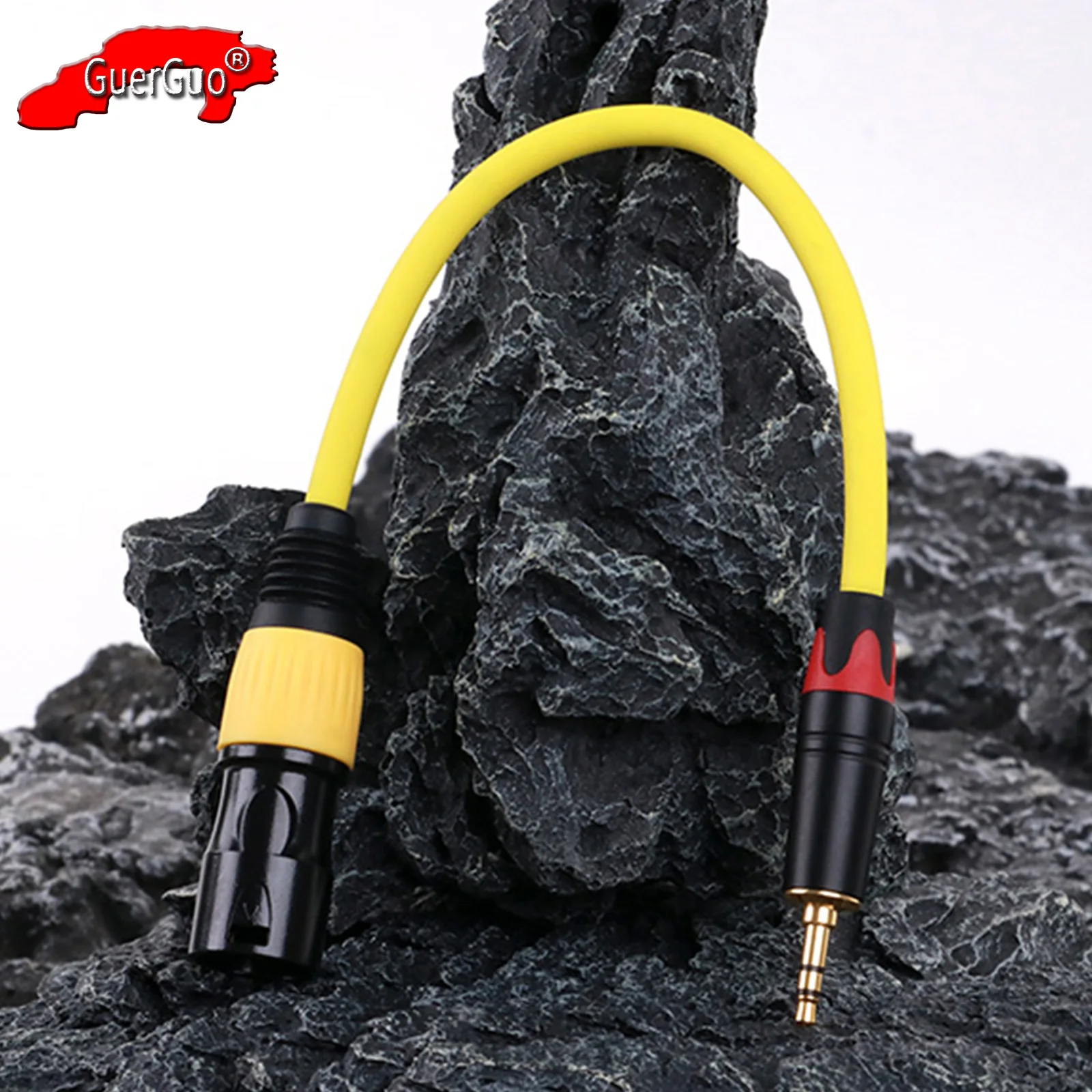 Фото Кабель со штекером XLR на штекер 3,5 мм, со штекером AUX 3,5 мм на штекер 3Pin XLR, для компьютера, SLR камеры, смесителя для записи №1