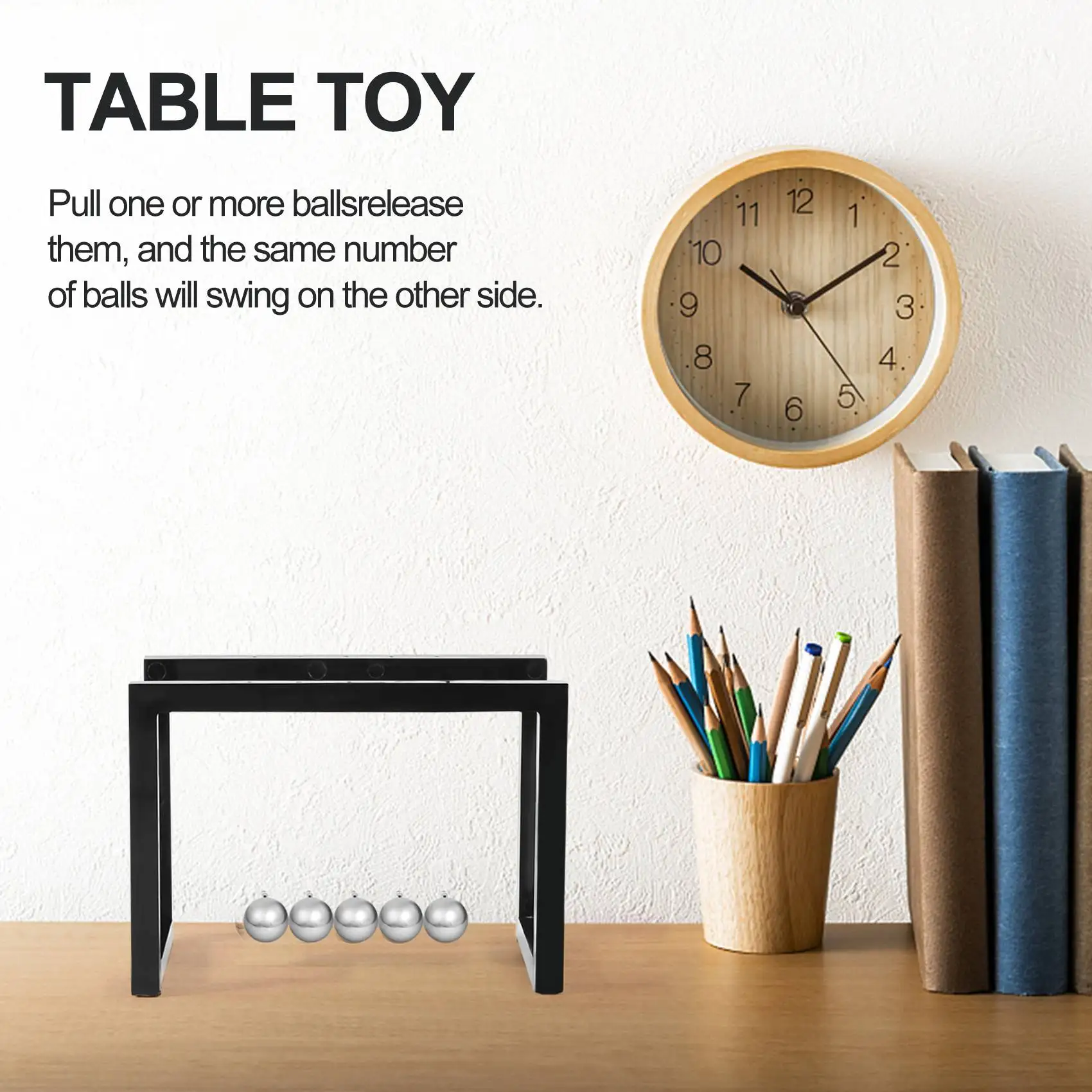 Шарики Ньютона подвесной шар маятниковые украшения Newtons для дома настольная