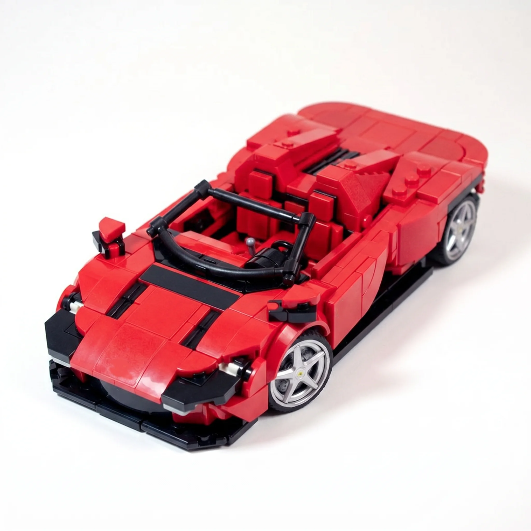 Фото Конструктор PolaDeer 459 деталей MOC: Спортивный автомобиль Daytona SP3 - Красный гоночный чемпион. Сборная модель из строительных блоков. Подарок на день рождения для детей. №3