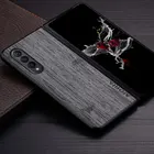 Чехол для Samsung Galaxy Z Fold 3 5G Z Fold3 funda бамбуковый деревянный кожаный чехол с рисунком Роскошный чехол для galaxy z fold 3 Чехол capa