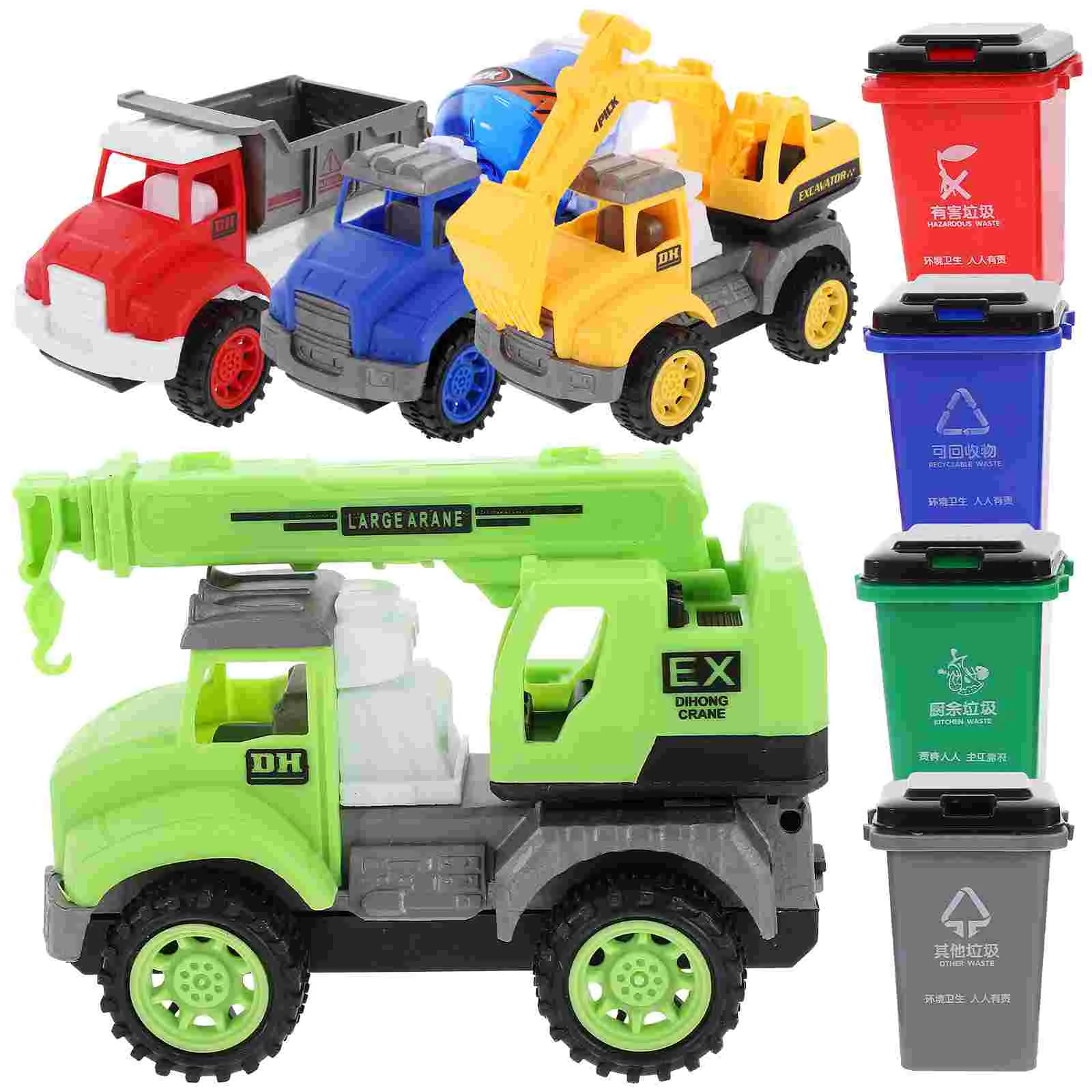 

Kid Friction-powered Garbage Car Toy Vehicles Funny Toys Children Rubbish Truck Toddlers Trucks Model