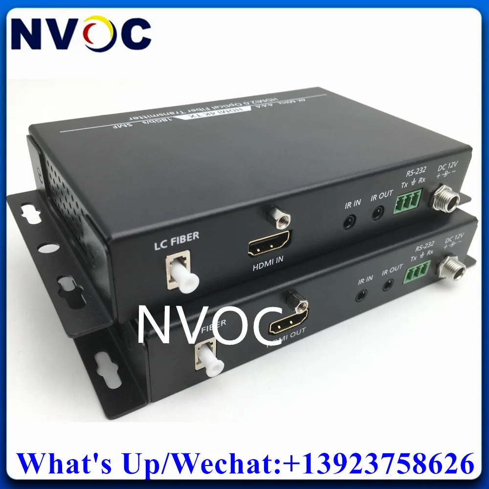 Full 4k волоконно-оптический удлинитель HDMI2.0 18 Гб/с 4K * 2K HDMI ящик с передачей EDID и HDCP