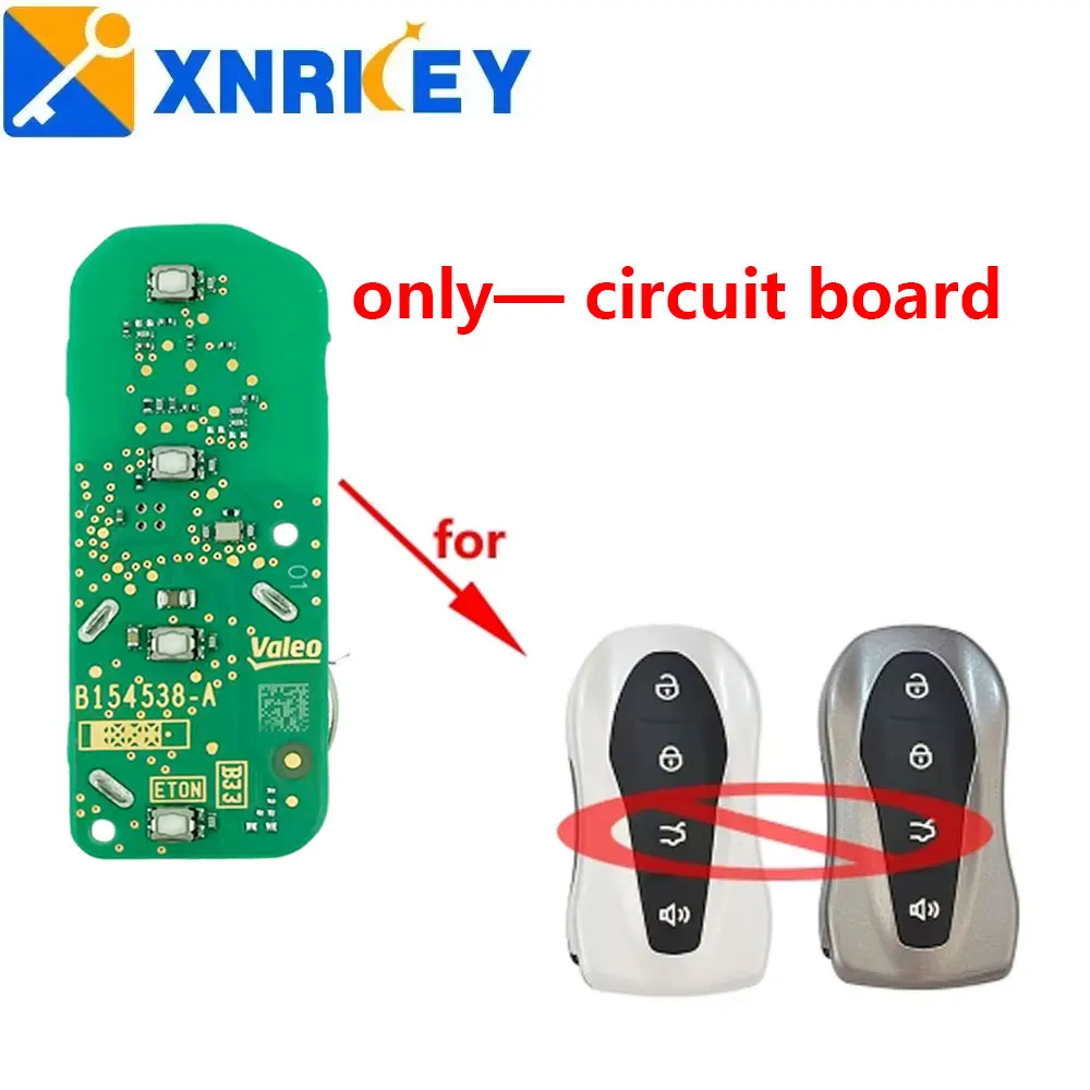 

XNRKEY Интеллектуальный Автомобильный ключ дистанционного управления для Geely автомобильный только ключ/OEM только печатная плата для Geely Car Proton Emgrand X7 GS Binray