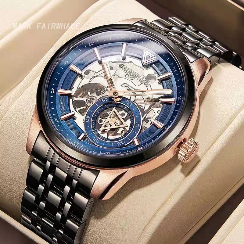 

Mark Fairwhale Brand Men Watch 2022 New Whatches Men Automatic Mechanical Luxury Designer Waterproof Luminous Watch Male Gift