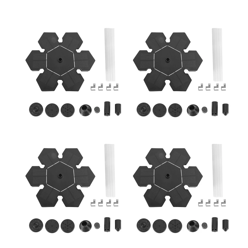 

4х насос для фонтана на солнечной батарее, с питанием от солнечной панели
