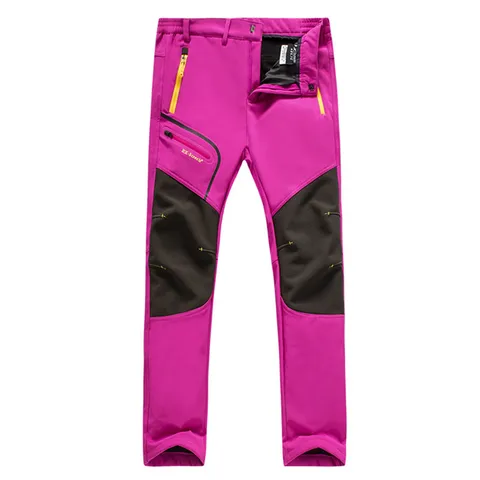 Женские ветрозащитные дышащие брюки Terkking с защитой от загрязнений, бархатные быстросохнущие теплые походные штаны для кемпинга и путешествий