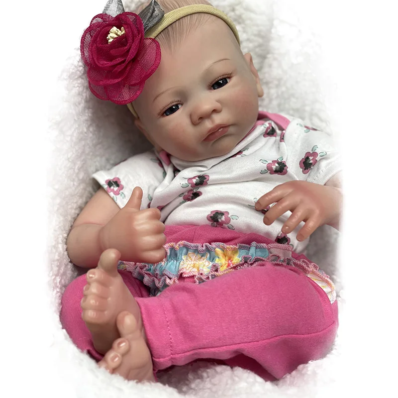 

50CM Reborn Dolls Open Eyes Realistic Newborn Baby Toy For Children Boneca Renascida Brinquedo Bebe Para Crianças