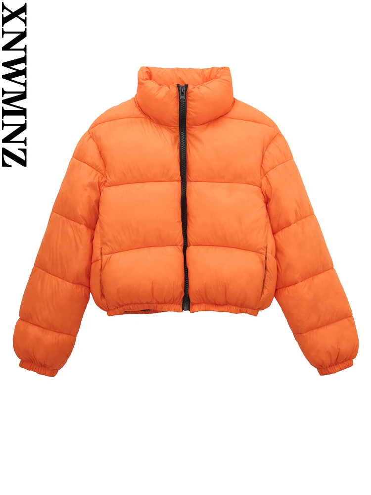 XNWMNZ 2022 Women Fashion Jacket Women's Winter Coat Thick Warm Puffer Parkas Padded Cotton Parkas Female Winter Clothes
