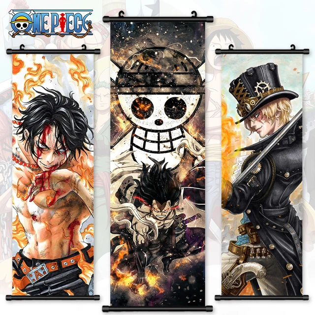 One Piece Poster da parete verticale con vari personaggi 1