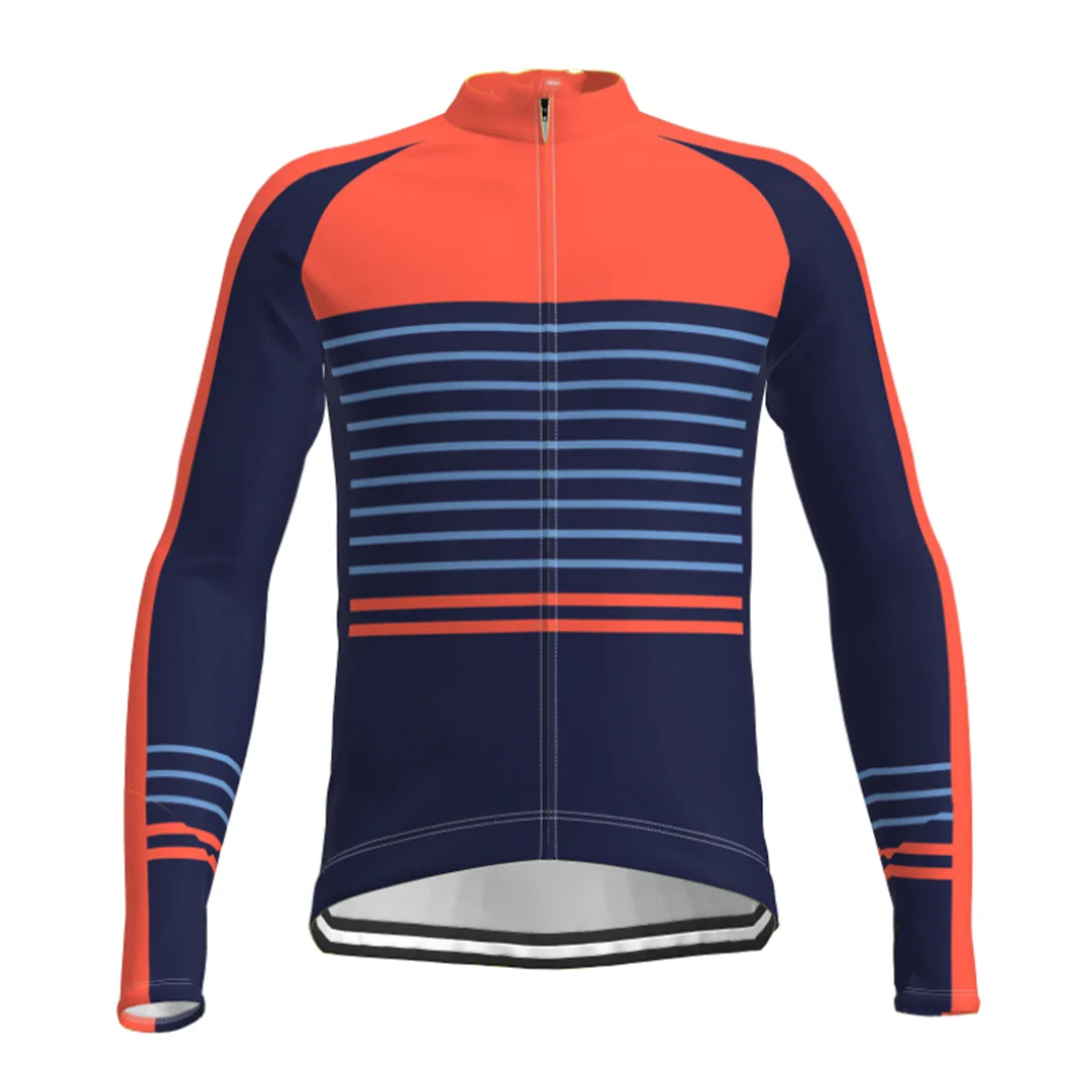 

Digital Long Sleeve Printing Custom Made Bicycle Clothes Shirts Wholesale Cycling Jersey Sublimated High Quality Sports Wear Men