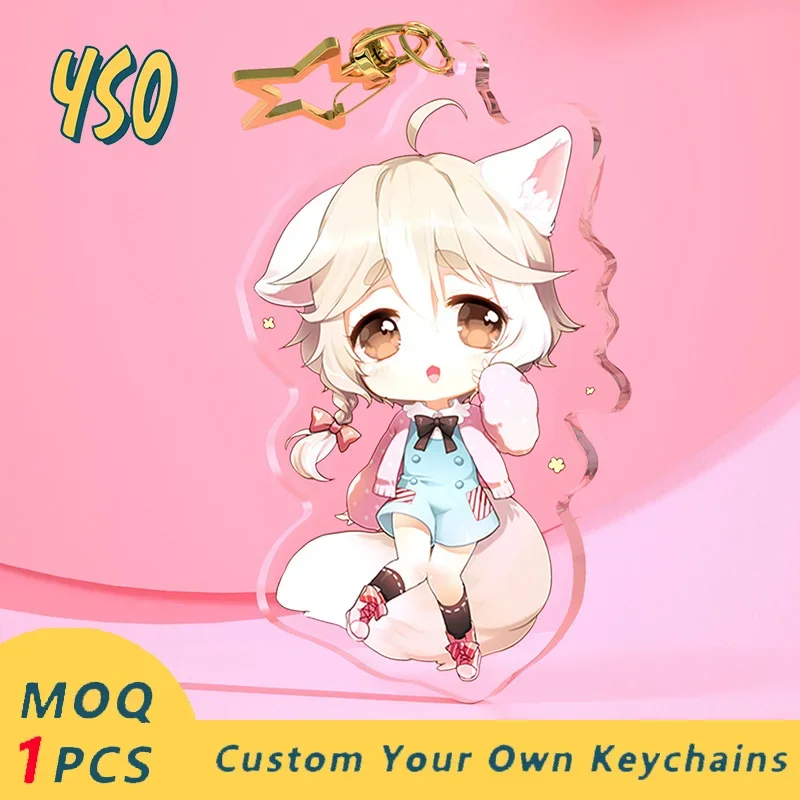 Аниме брелки YSO мультяшный косплей фигурка для женщин и мужчин брелок автомобиля