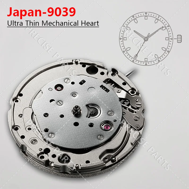 Новый механизм для часов 9039 запасная часть намоточная планка 42 часа запас хода
