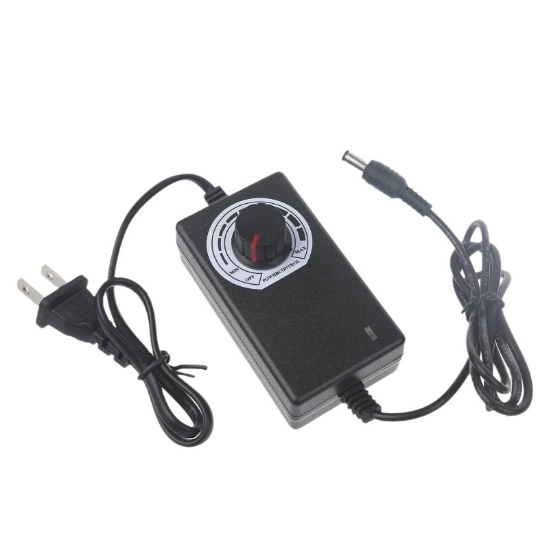 

Universal AC100-240V Adjustable Power Supply Adapter to for Dc 4V-12V 2A 5.5x