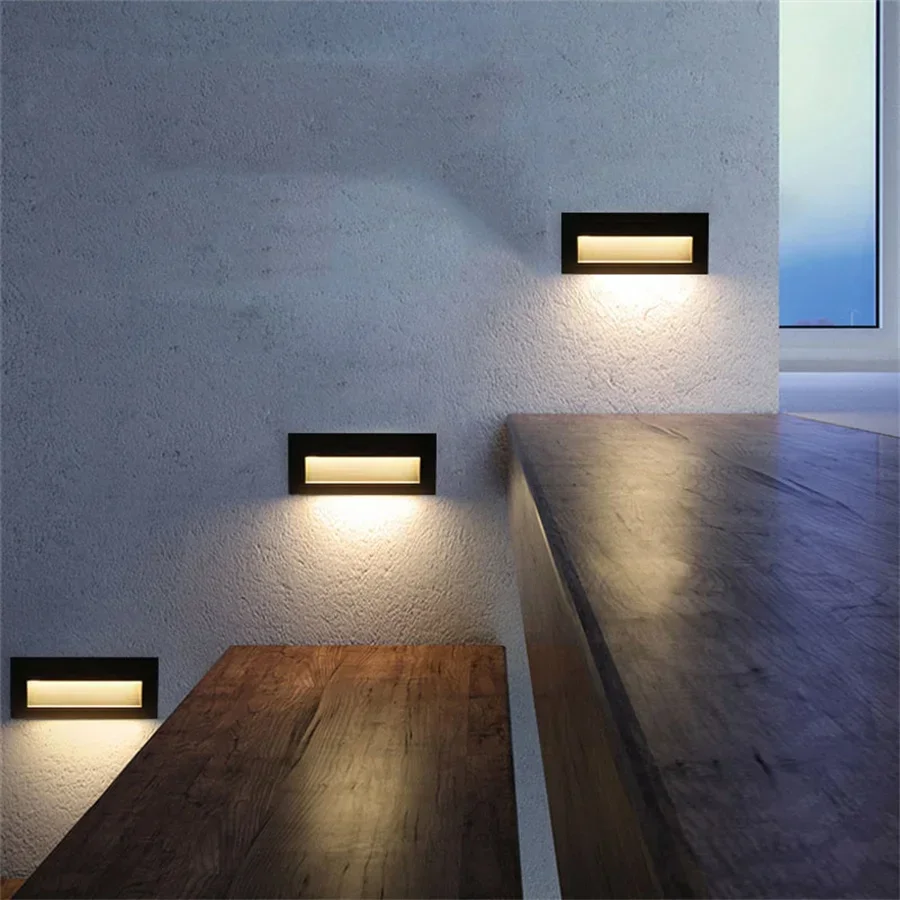 Настенный водонепроницаемый светильник для лестницы 3 Вт