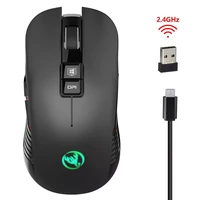 t30 wireless gaming mouse mice 3600dpi 7 color computer mouse backlight rechargeable ergonomic mice for pc laptop desktop 2022