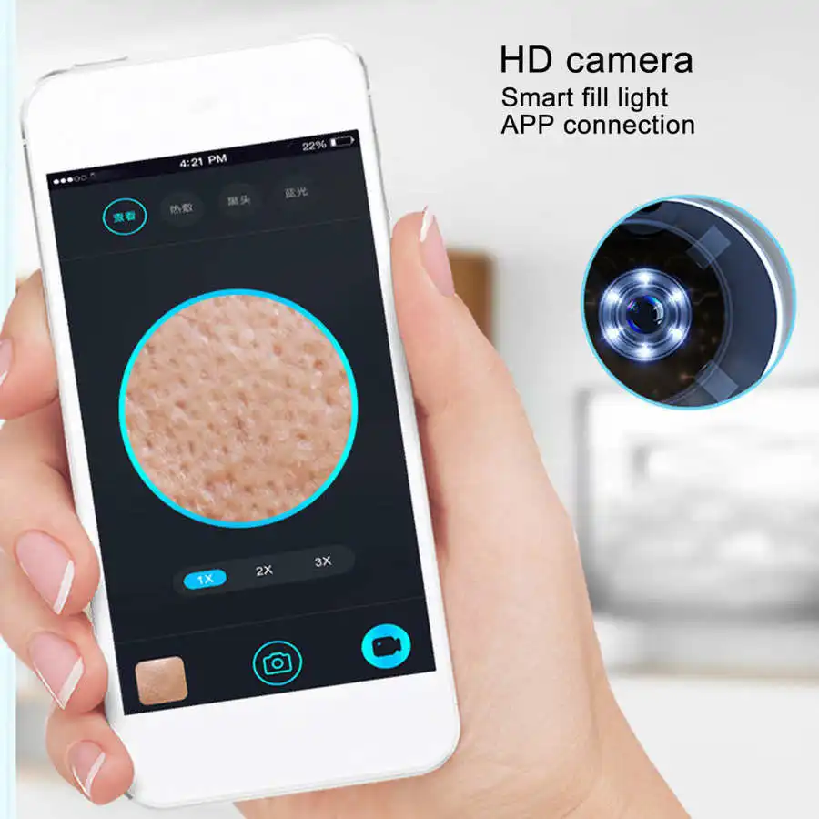 Пылесос для удаления черных точек инструмент терапии сисветильник салона