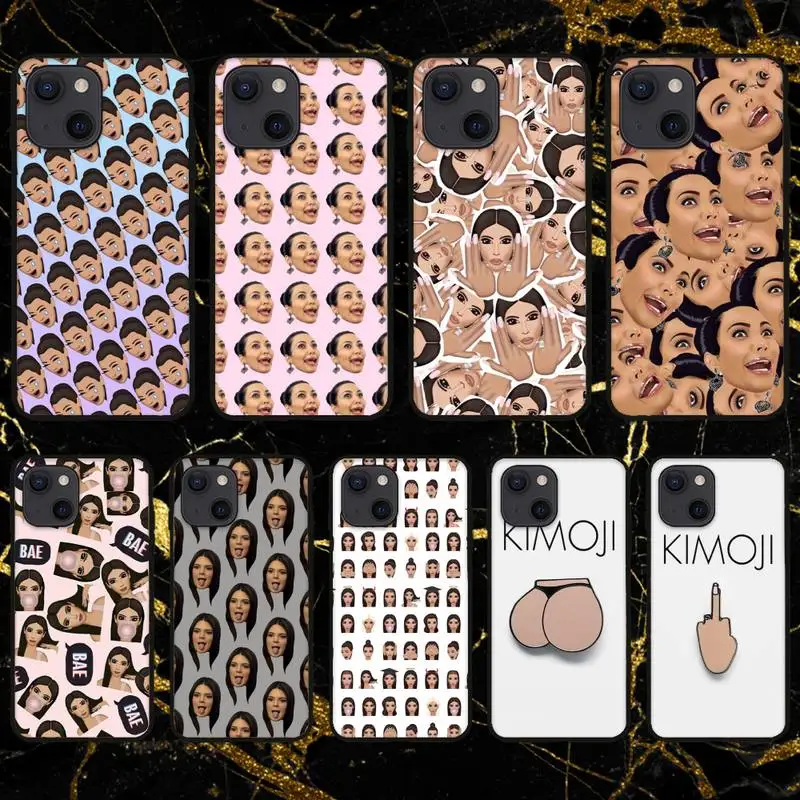 Чехол Kimoji для iPhone 11 12 Mini 13 14 Pro XS Max X 8 7 6s Plus 5 SE XR |