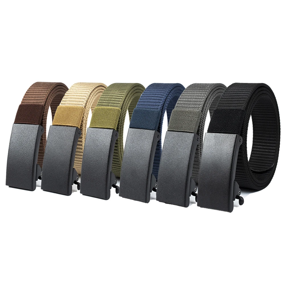 

Men's Military Automatic Buckle Nylon Belt Outdoor Hunting Multifunctional Tactical Canvas Belt High Quality Men Military Belts