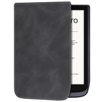 slim case for 7 8 pocketbook 740740 pro740 color ereader premium pu leather soft shell back cover with auto sleepwake