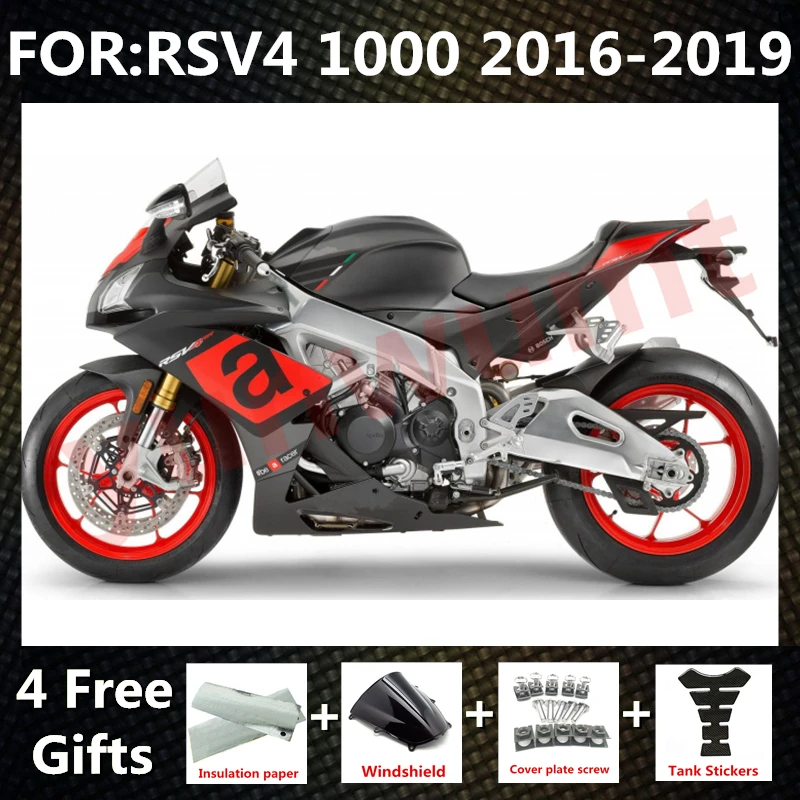 

NEW ABS Motorcycle full Fairing kit Fit For RSV4 RSV 4 1000 2016 2017 2018 2019 2020 Bodywork Whole fairings kits Set red black