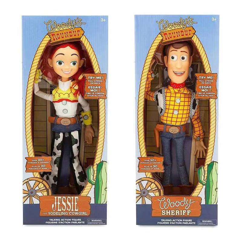 

Disney Toy Story 4 Talking Woody Buzz Jessie Rex Action Figures Anime Decoration Collection Figurine Toy Model For Children Gift