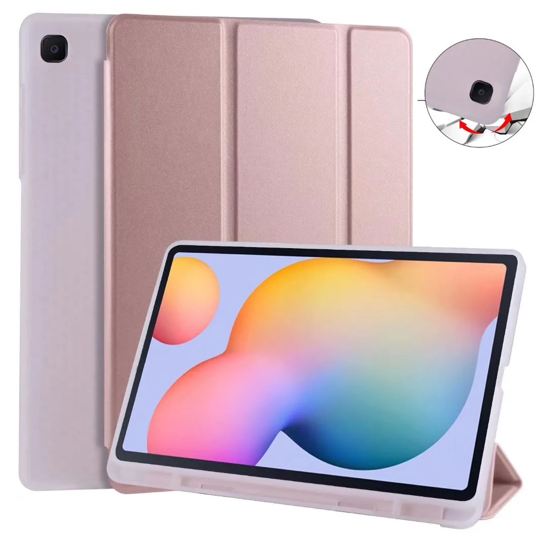 

Чехол для планшета Galaxy Tab S6 Lite 2020 2022 с держателем для карандашей, умный чехол, мягкий чехол-накладка для Galaxy Tab S6 Lite 10,4