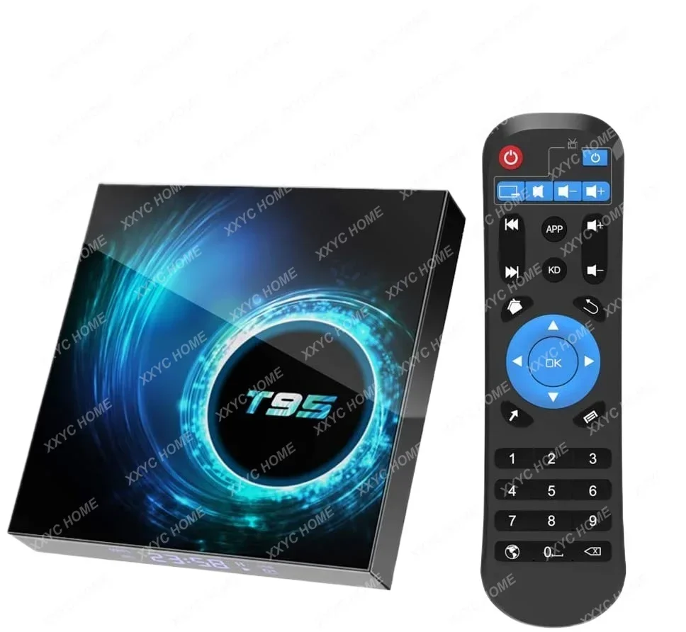 Умная ТВ-приставка T95 Android 10 Wifi 4k четырехъядерная HD