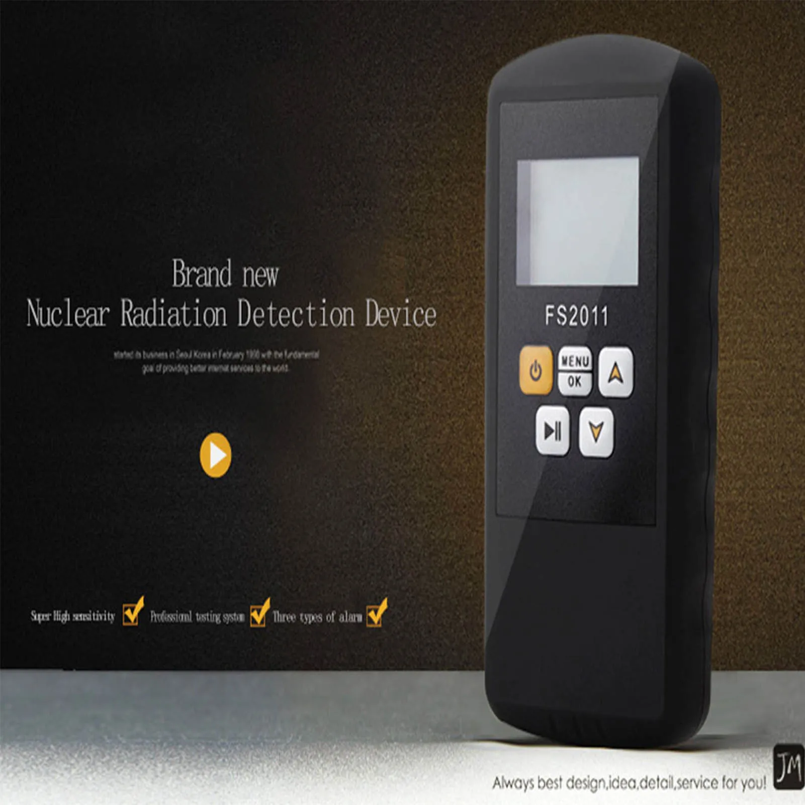 

Nuclear Radiation Detector Personal Portable Geigers Counter With LCD Display Anti Radiation Dosimeter Tester Home