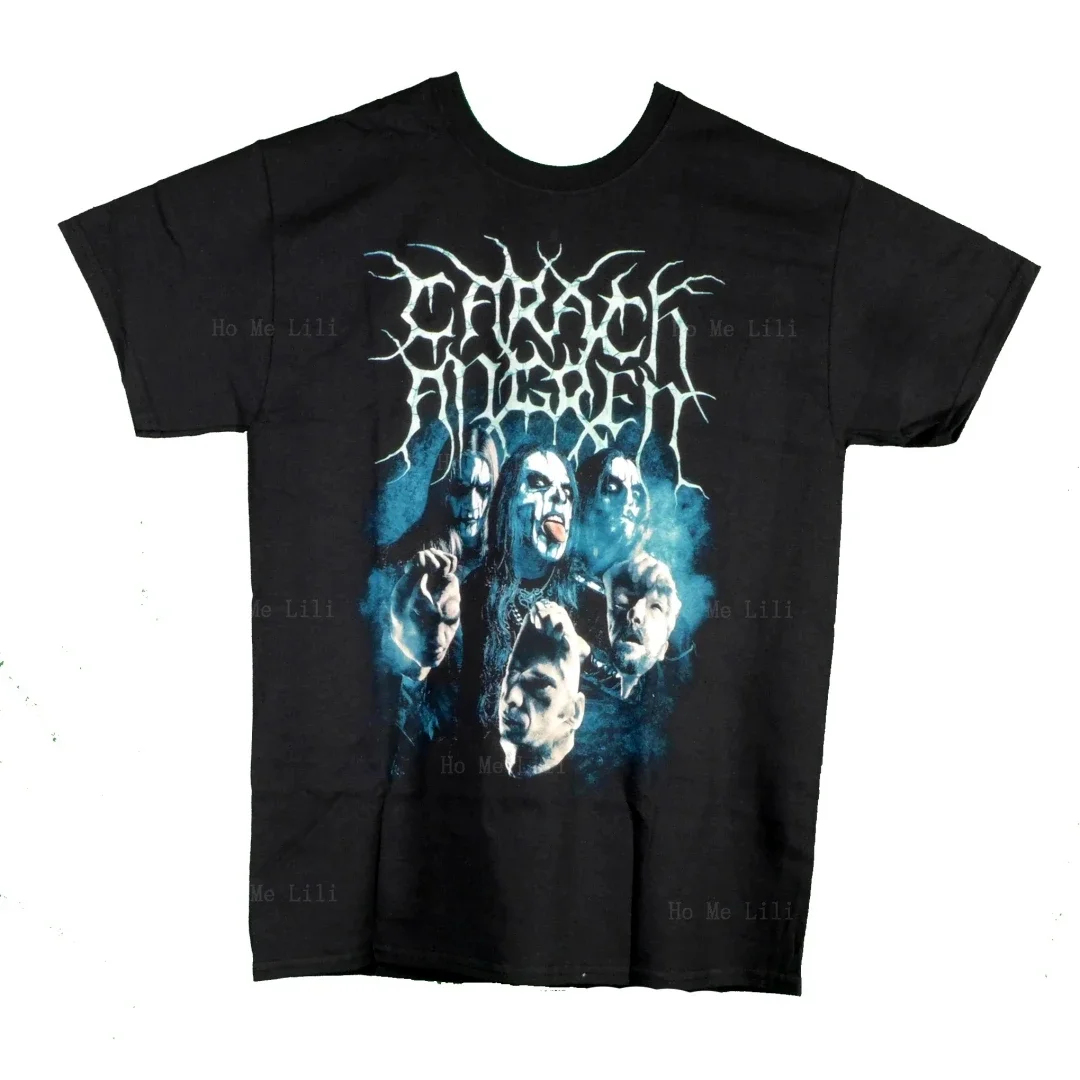 Carach Angren Mask Tour Роскошный 100% хлопок Пользовательский Графический Топ рубашка с
