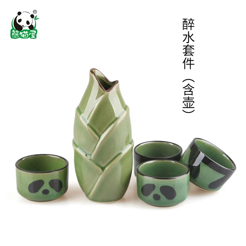 

Creative Handmade Ceramic Cup Drunk Water Gift Box Tea Set Home Gift Modern