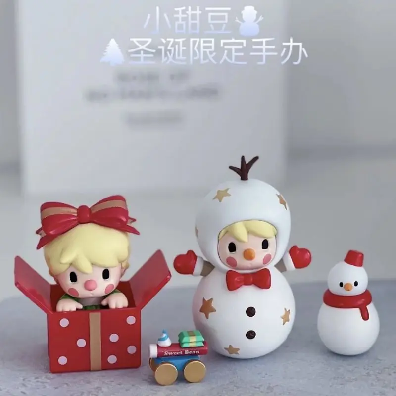 

Popmart Sweet Bean Mystery Gift Box and Snow Baby Limited Elevator Toys and Hobbies Cute Collection Dolls Animal Model Kid Gifts