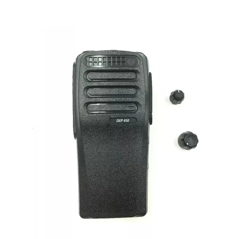 10Pcs DEP450 Housing Shell Front Case With Volume And Channel Knobs For Motorola XIR P3688 DP1400 DEP450 Radio