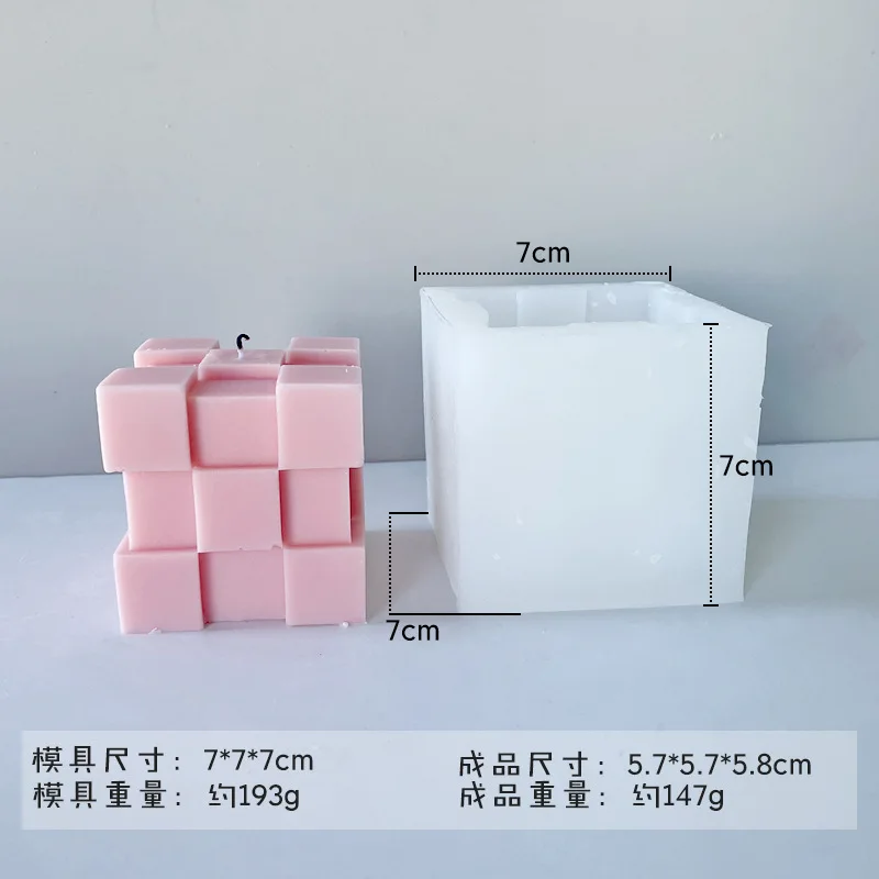 Трехмерная квадратная зеркальная силиконовая форма сделай сам для