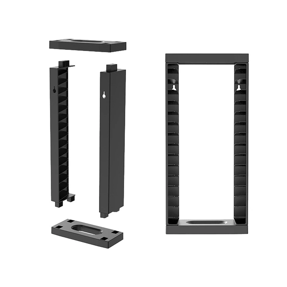 Настенный держатель-органайзер для видеоигр совместимый с PS5/PS4/PS3/Xbox360/Xbox One/Nintendo