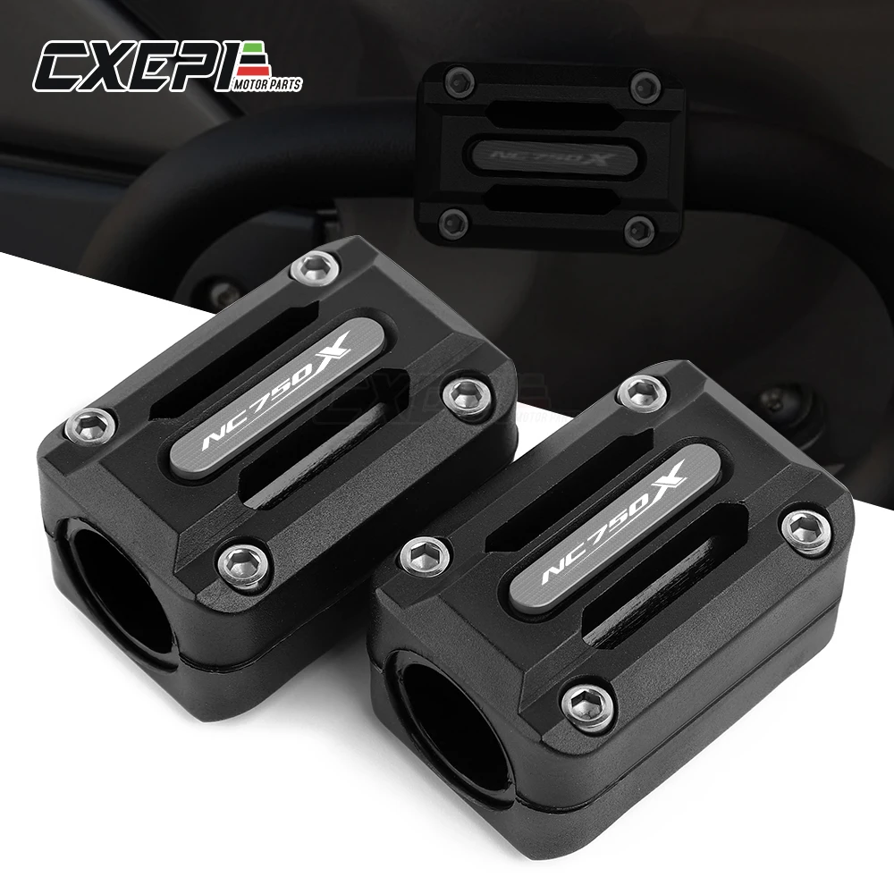 

For HONDA NC750S NC750X NC700X NC 750 S X 1 Pair Motorcycle Engine Guard Bumper Protection Decorative Block 25mm Crash Bar