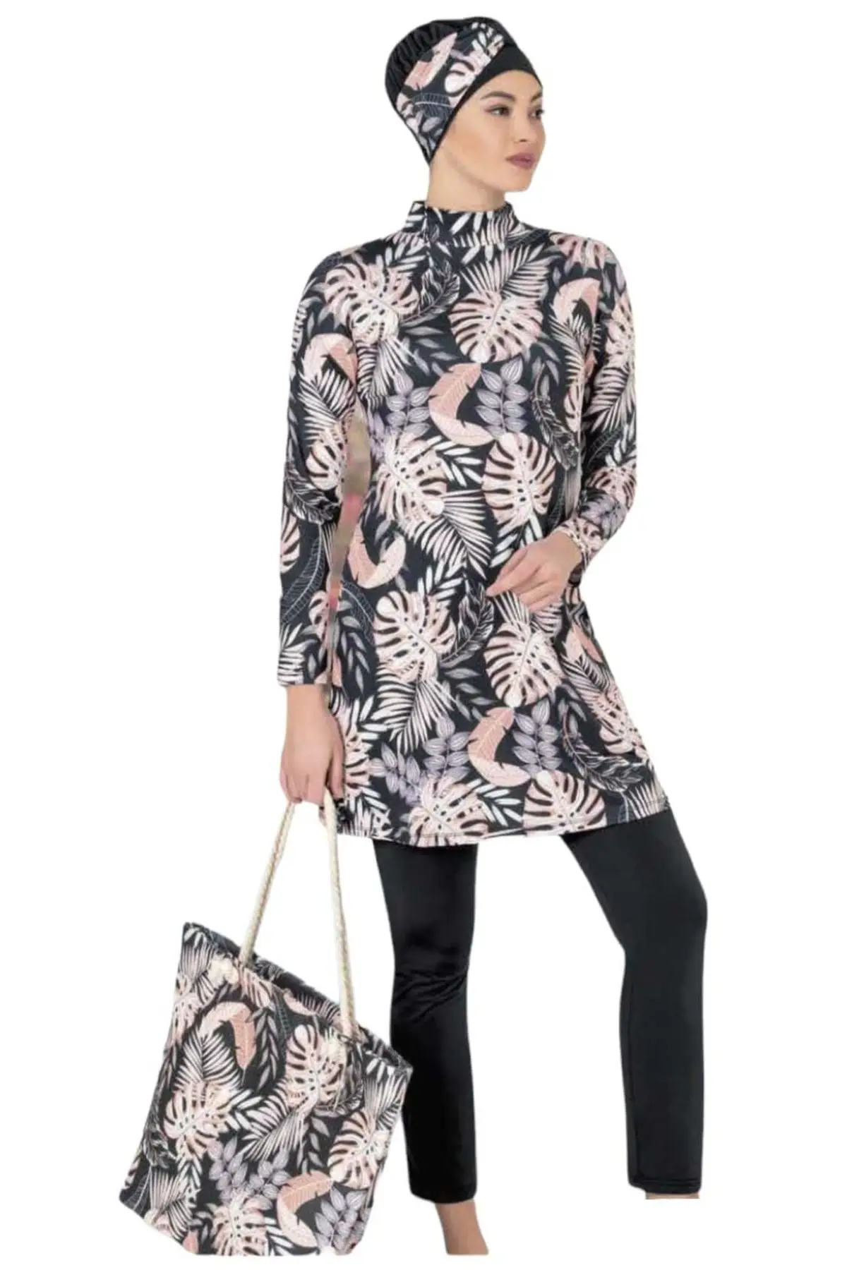 

New Burkinis Muslim Swimwear Modest Summer Clothing Long Sleeve Swimming Hijab Sport Islamic Swimsuit Bathing Suit Suit