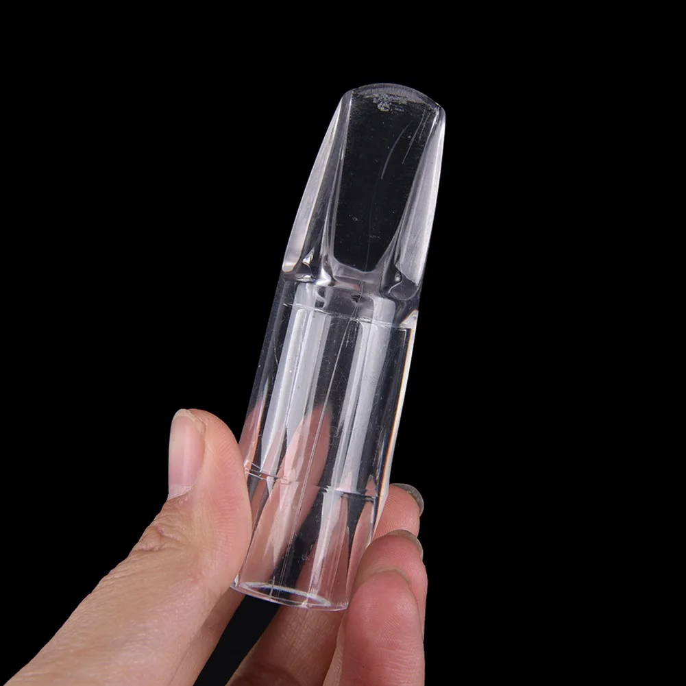 For Midrange/treble saxophone transparent flute head, E flat crystal flute head, mouth blowing